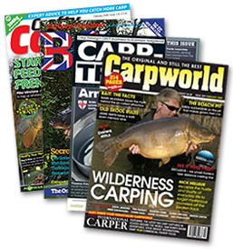 The first of our new 1/2 adverst were published in the December issues of Carpworld, Crafty Carper, Big Carp and Carp-Trade